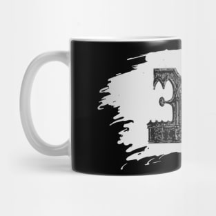 Gothic letter K– Alphabet typography Mug